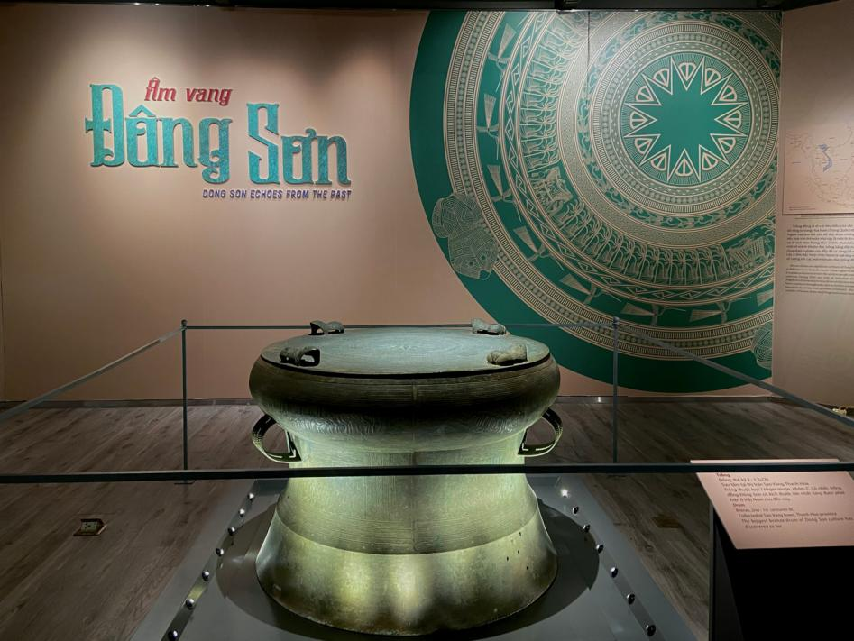 Trống đồng Đông Sơn, hiện vật tiêu biểu của văn hóa Đông Sơn