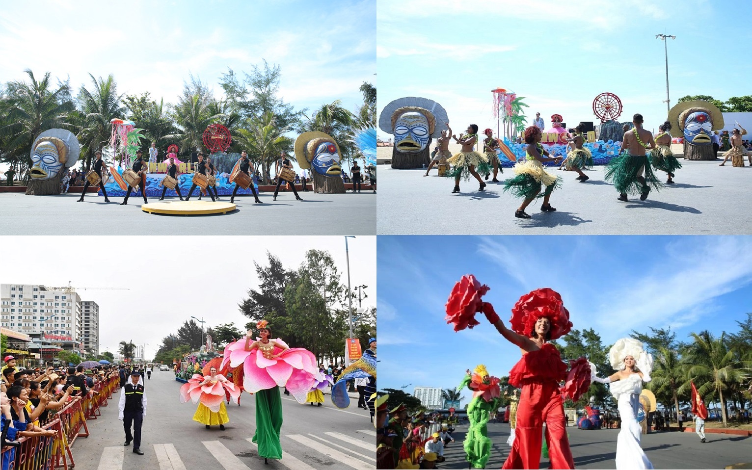 Carnival đường phố, lễ hội du lịch biển Sầm Sơn. Ảnh: Sun Word