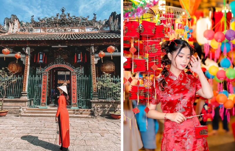 Lối kiến trúc của người Hoa xưa, khu China Town đã trở thành địa điểm chụp hình cổ trang ma mị của các bạn trẻ (@ Sưu tầm)