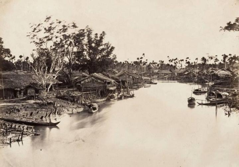 Chợ Lớn Saigon năm 1866, lúc này còn hoang sơ.