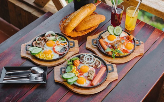 Bánh mì chảo xíu mại