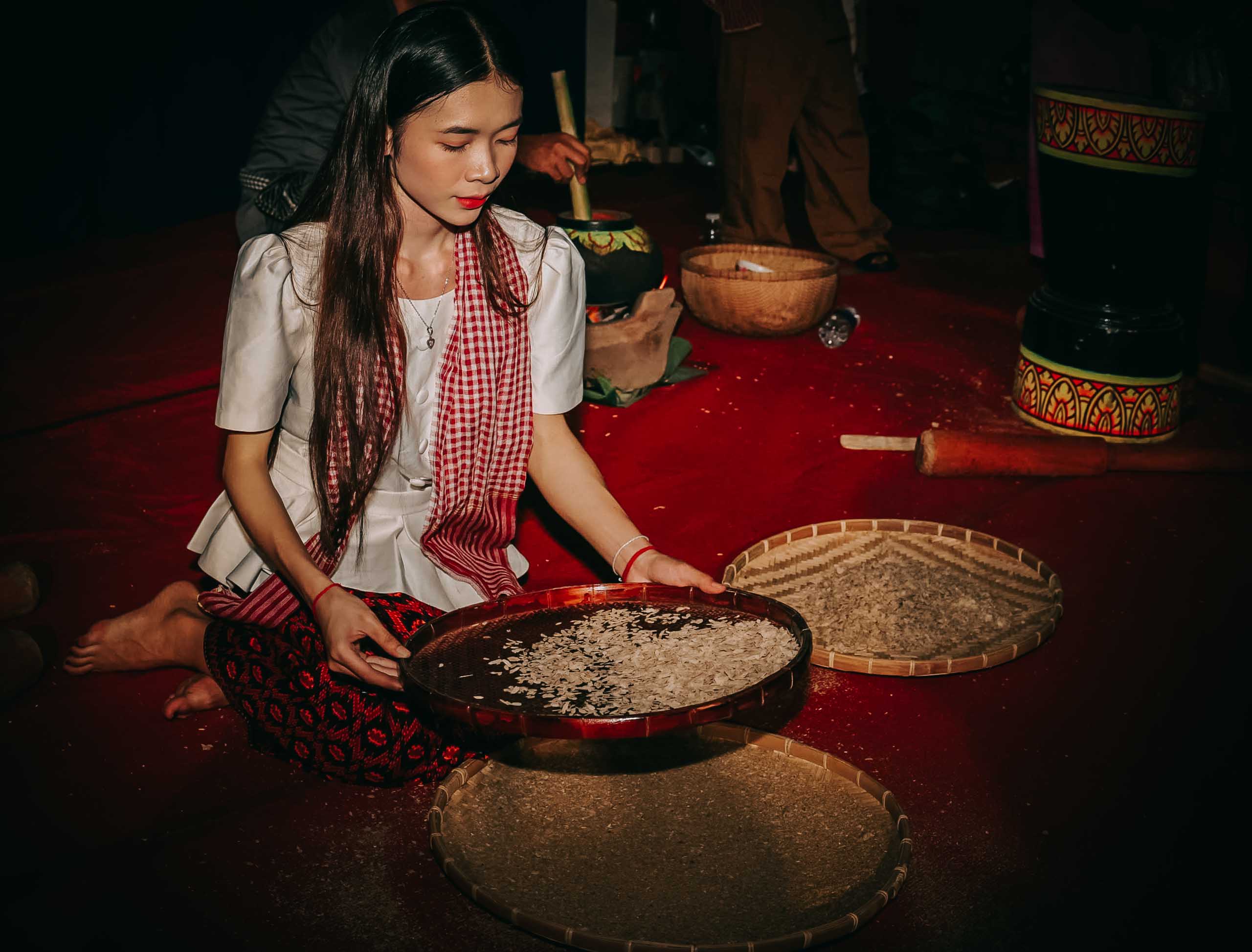 Sàng cốm dẹp